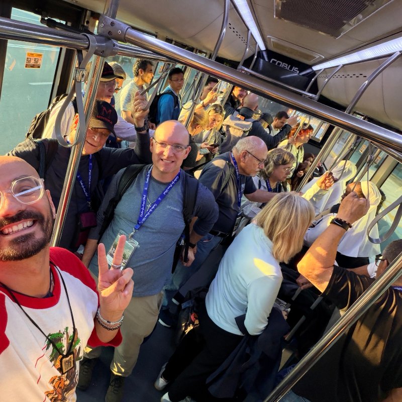 Istanbul: bus to our plane to Sarajevo.